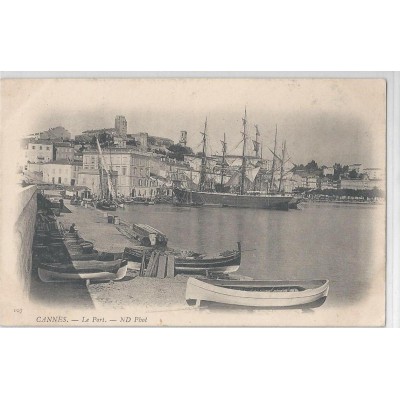 Cannes - Le Port vers 1900 